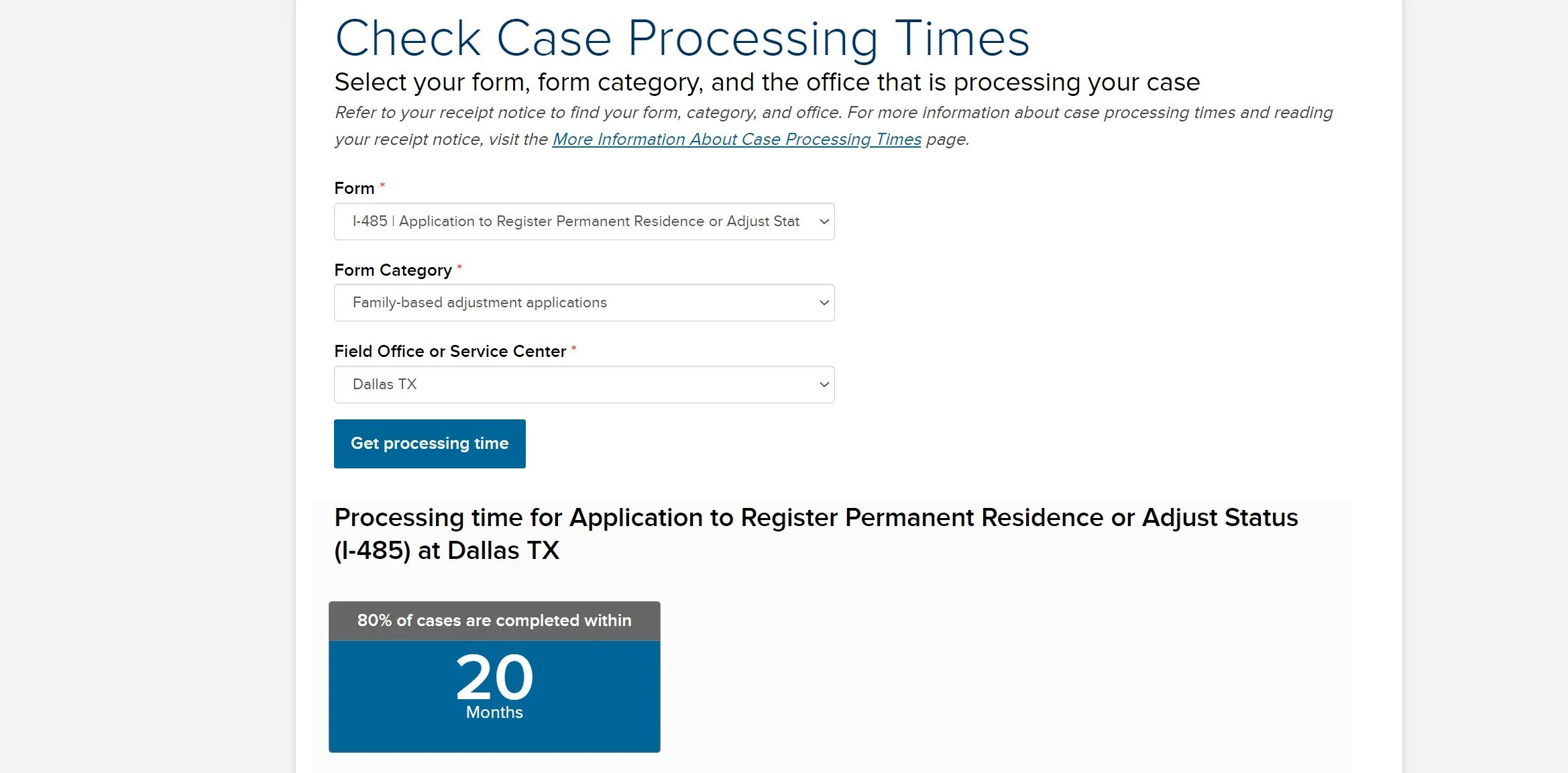 Case current status and latest update
